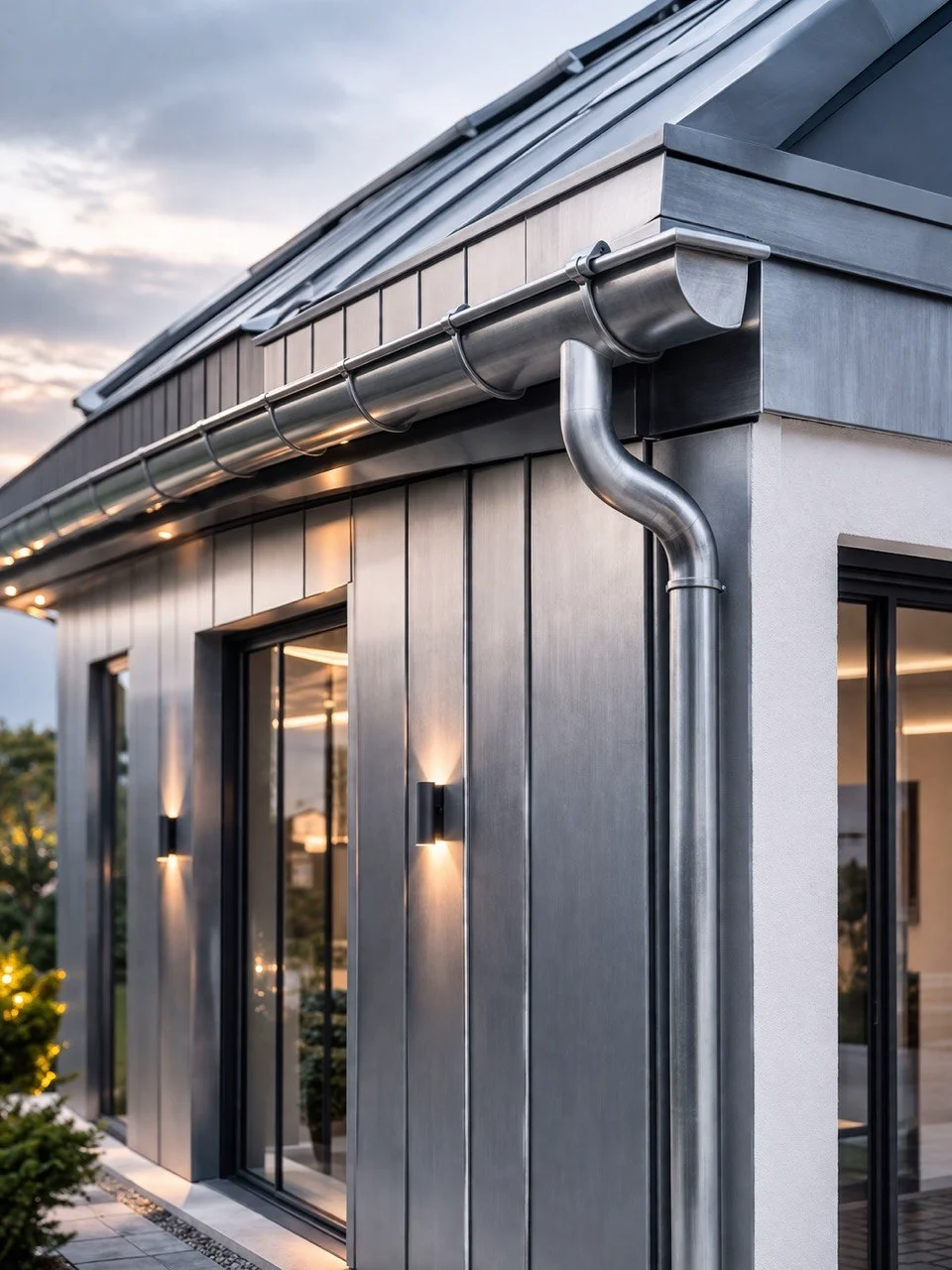 Klempnerarbeiten am Dach — Rinnen und Blecharbeiten